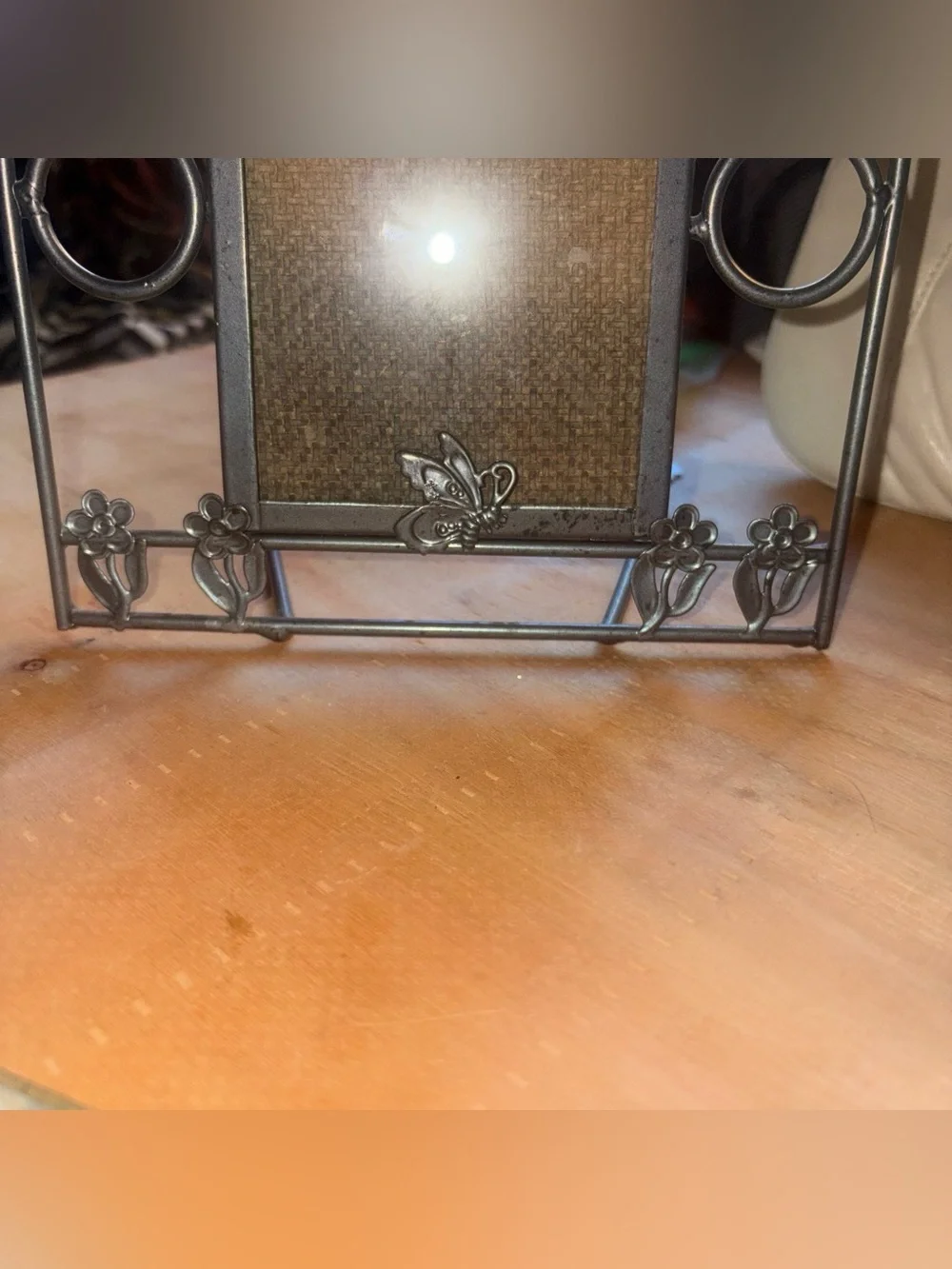 Decorative Metal Picture Frame in Bronze
